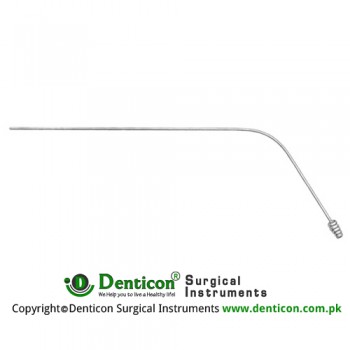 Yasargil Suction Tube With Luer Hub Stainless Steel, Working Length - Diameter 220 mm - 1.5 mm Ø